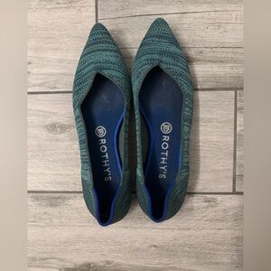 Rothy's Aqua Heather Points